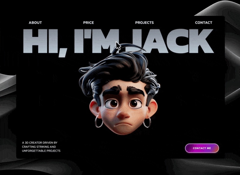 3D Portfolio · Jack